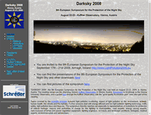 Tablet Screenshot of darksky2008.kuffner-sternwarte.at