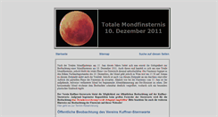 Desktop Screenshot of mofi2011.kuffner-sternwarte.at